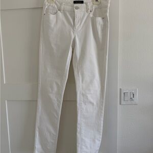 Classic White Straight Leg Women's Jeans